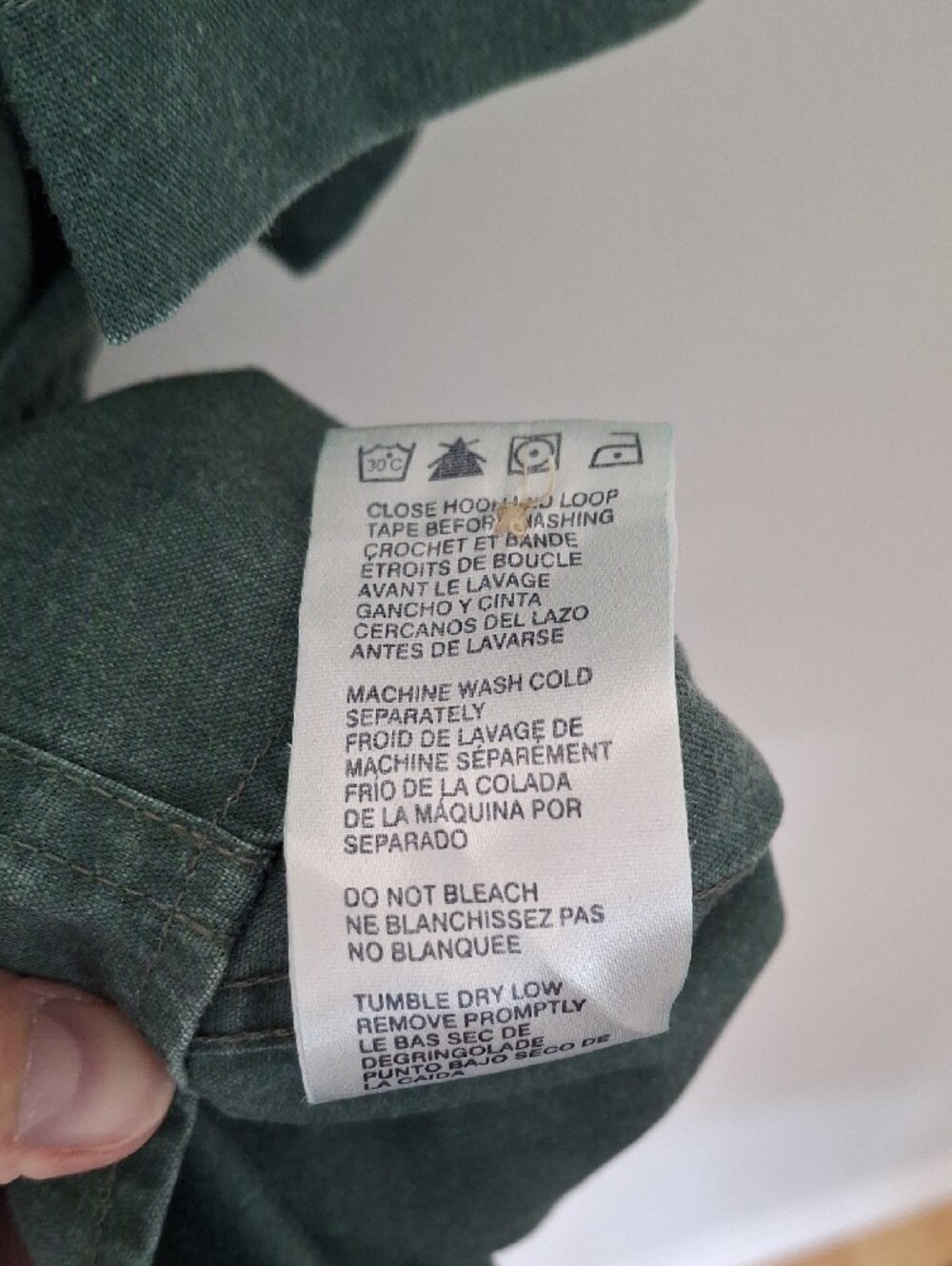 RedHead Men's Short-Sleeve Button-Down Fishing Shirt in Green Sz M Pockets - Picture 6 of 6